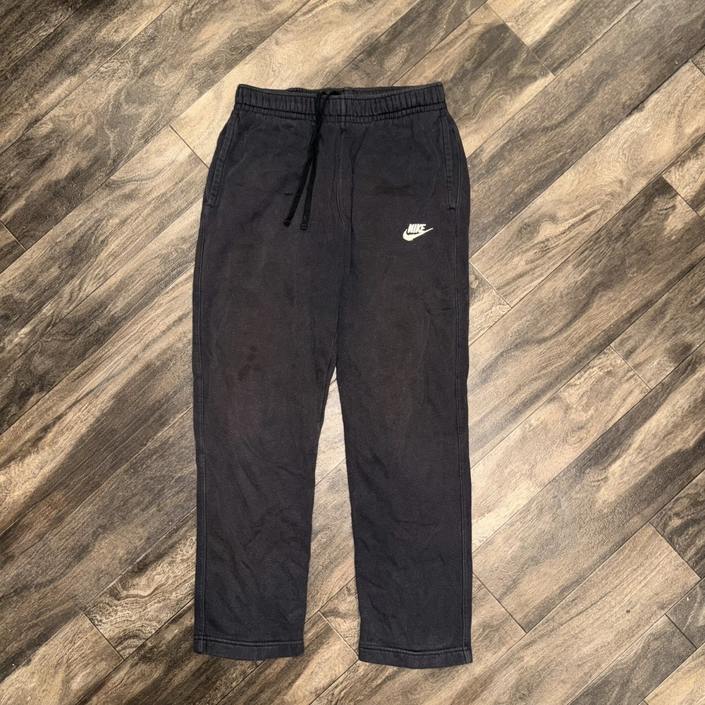 Nike Sportswear Fleece Athletic Tapered Sweatpants Men's Medium Black Joggers